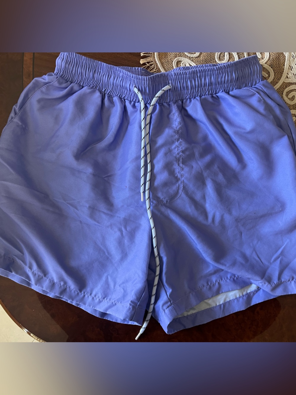 NFINITY Light Lavender Athletic Mesh Shorts